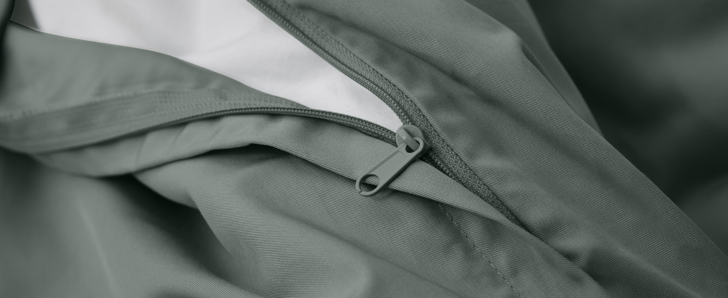 Hidden Zipper Closure