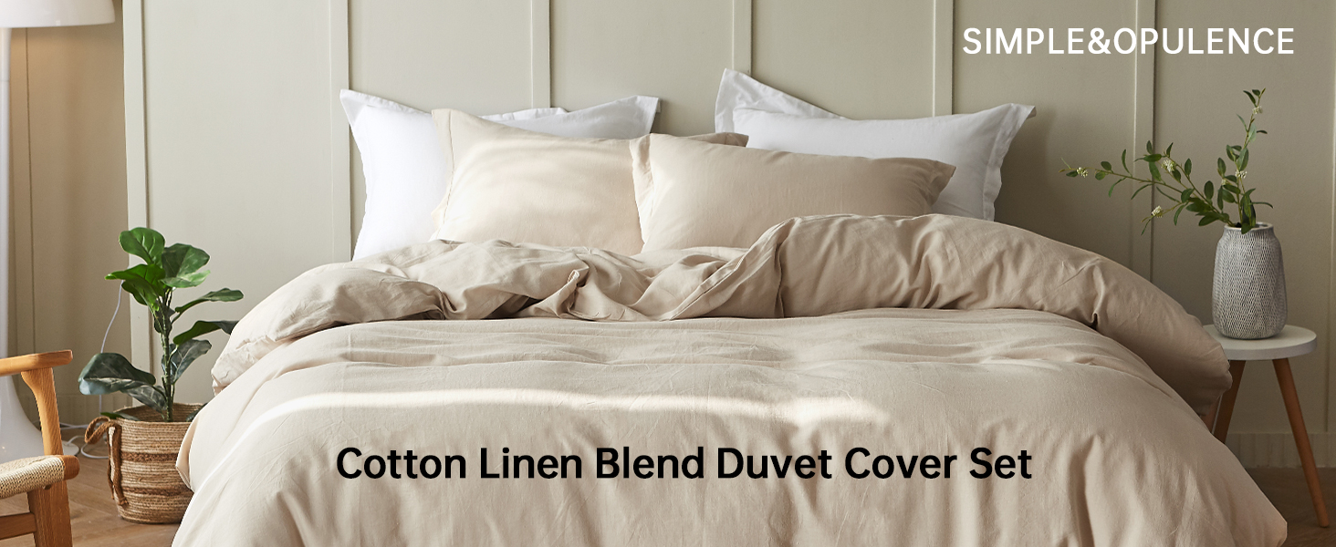 linen cotton duvet cover